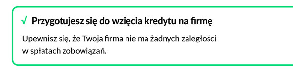 Przygotujesz się do wzięcia kredytu na firmę