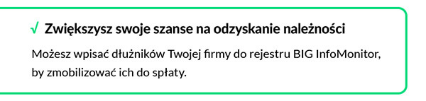 Zwiększysz swoje szanse na odzyskanie należności