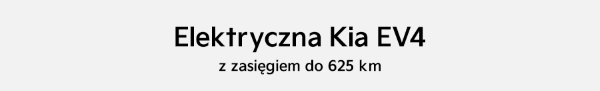Elektryczna Kia EV4 z zasięgiem do 625 km